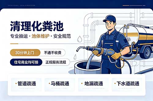 石狮清理化粪池